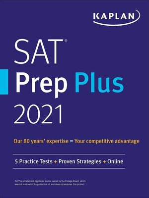 cover image of SAT Prep Plus 2021